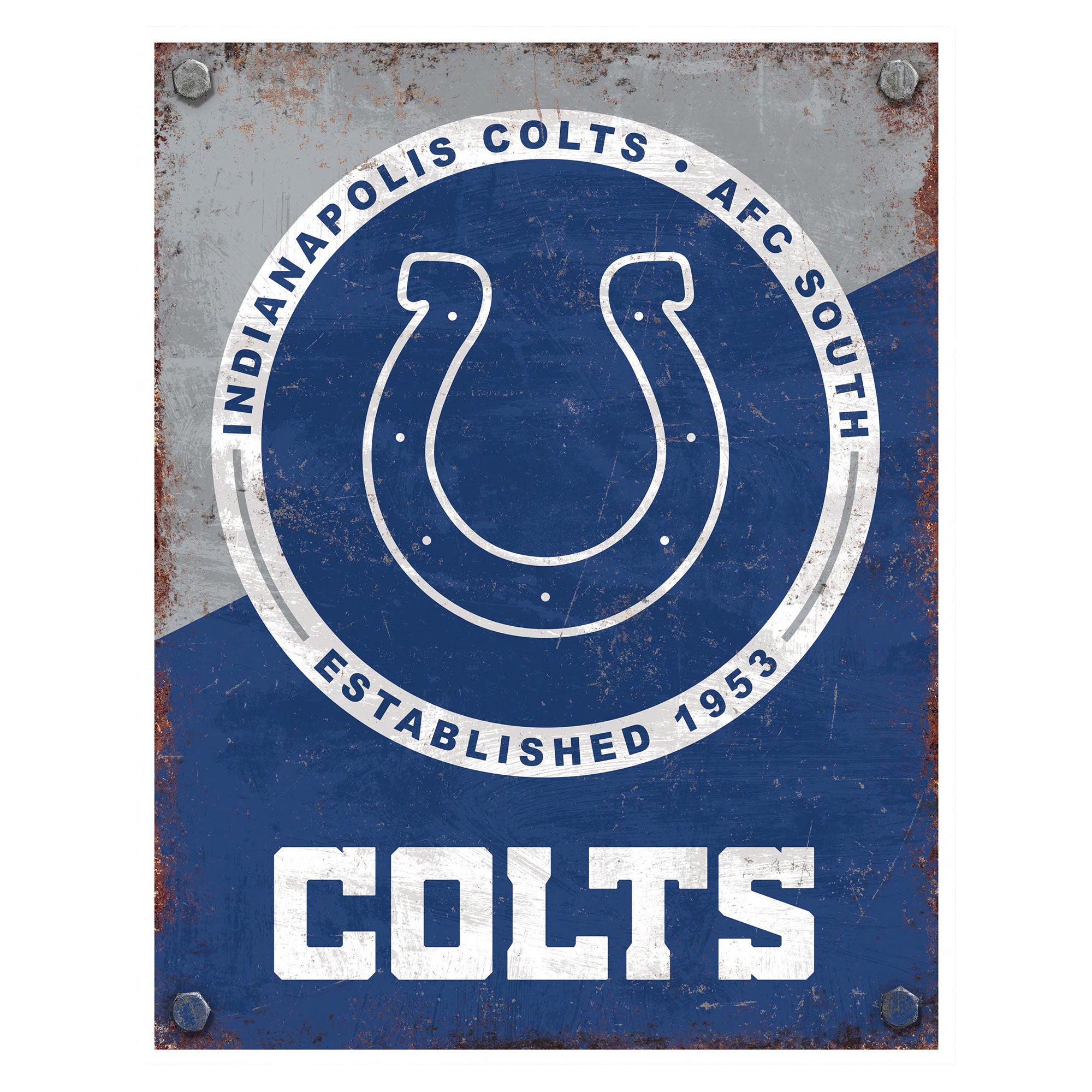 NFL Established Year Metal Sign