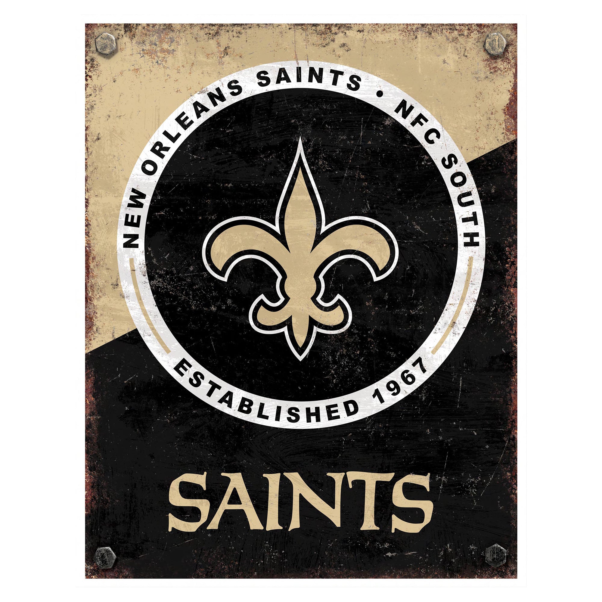 NFL Established Year Metal Sign