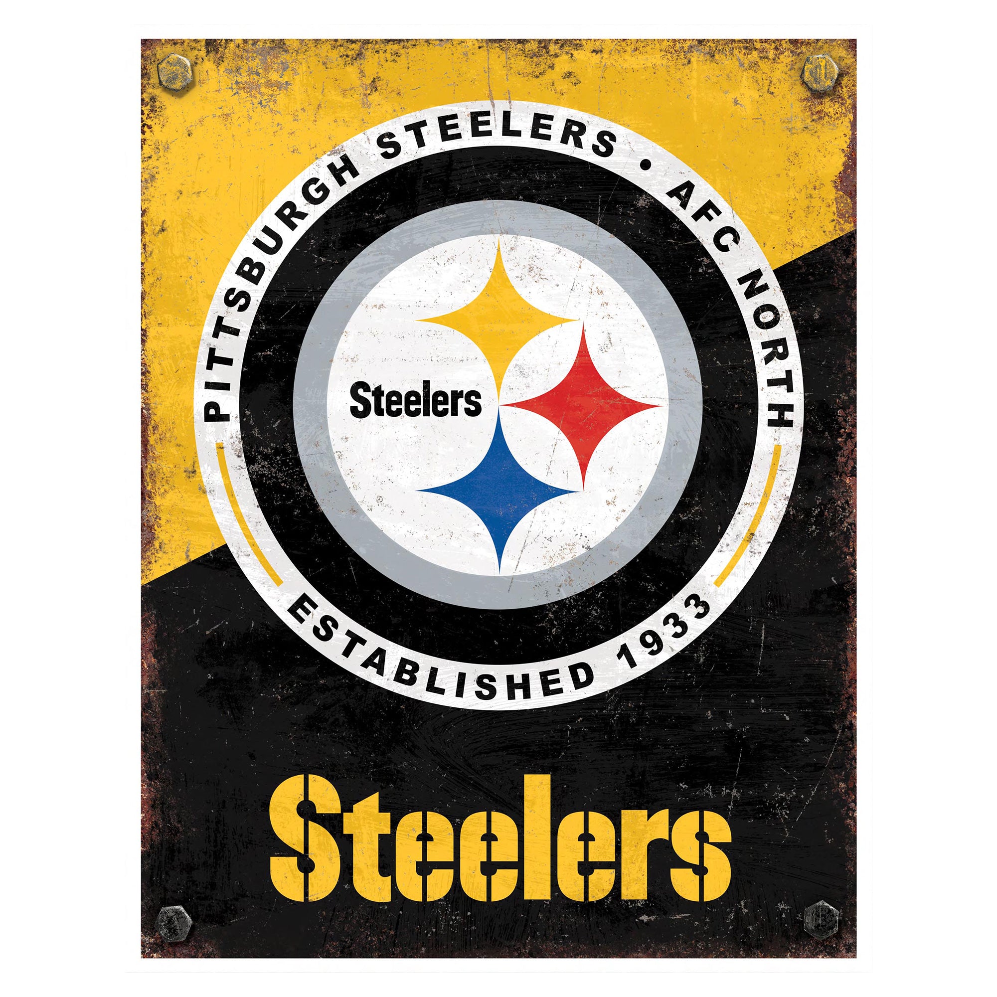 NFL Established Year Metal Sign