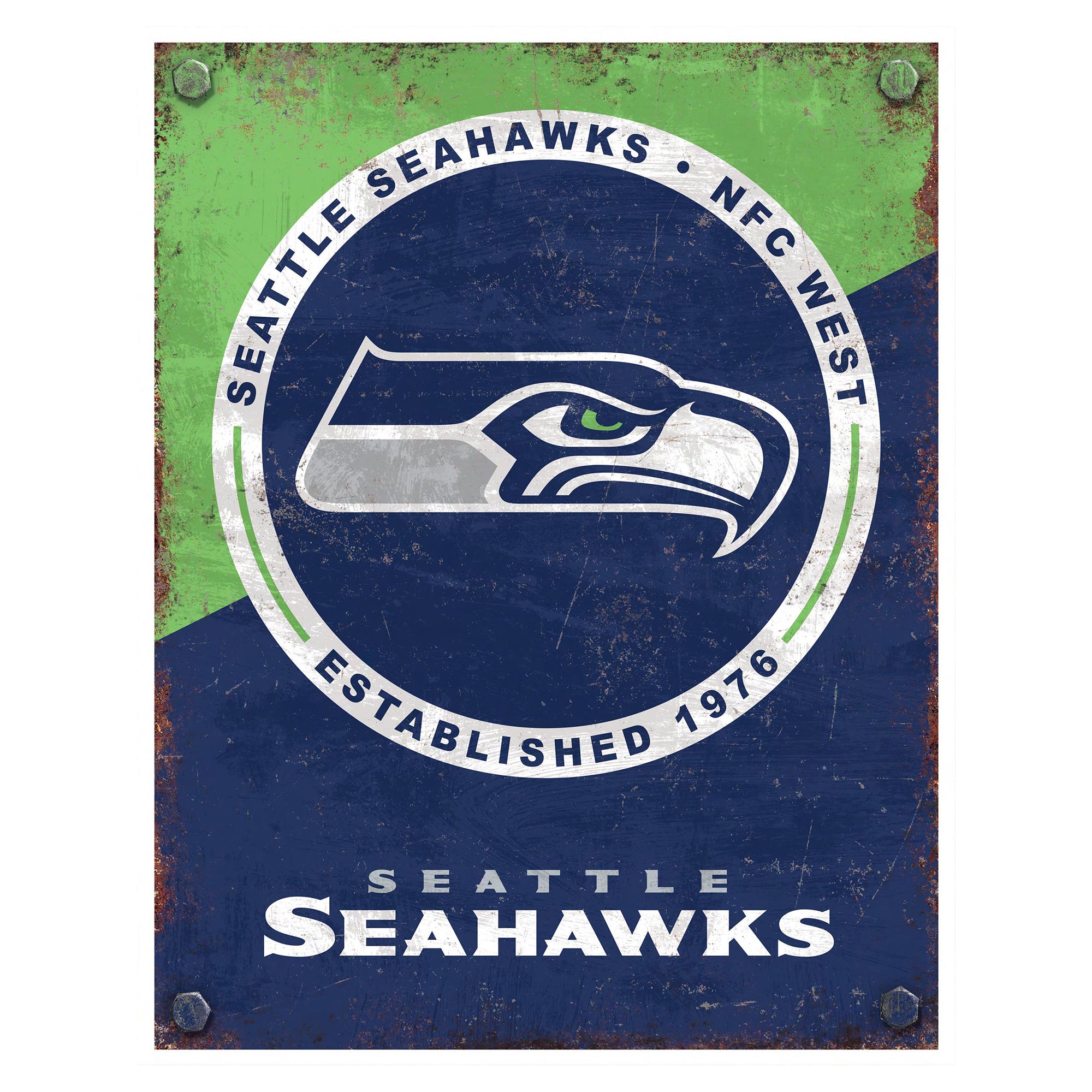 NFL Established Year Metal Sign