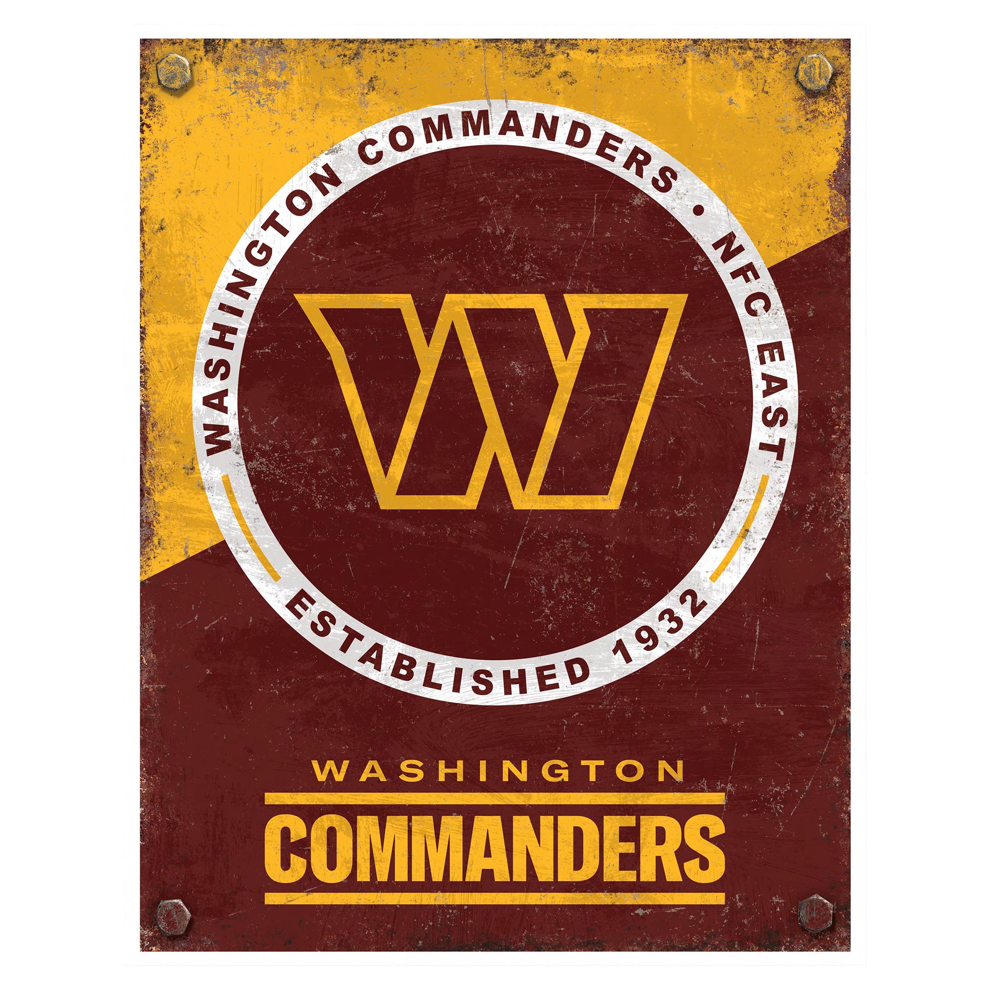 NFL Established Year Metal Sign