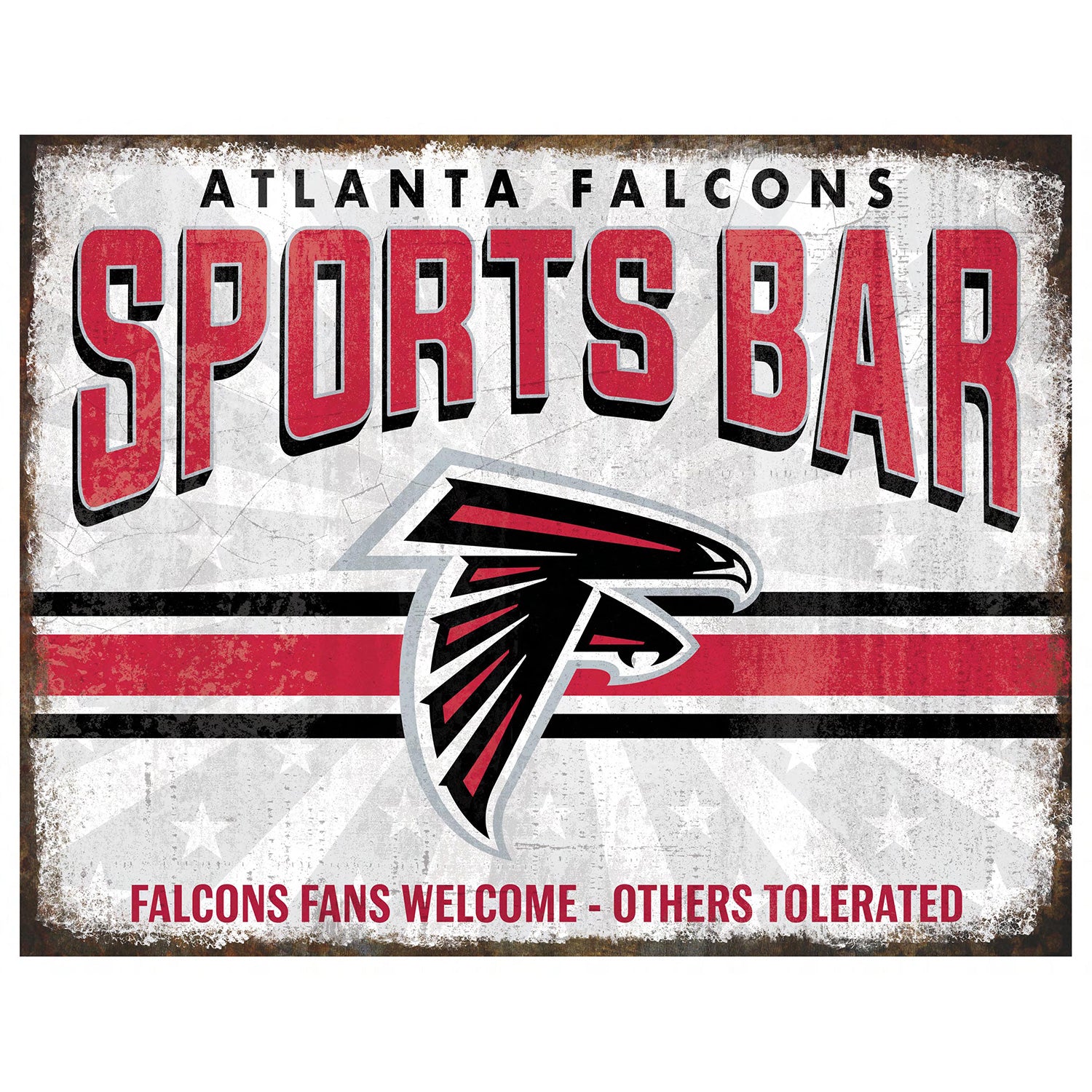 NFL Sports Bar Metal Sign