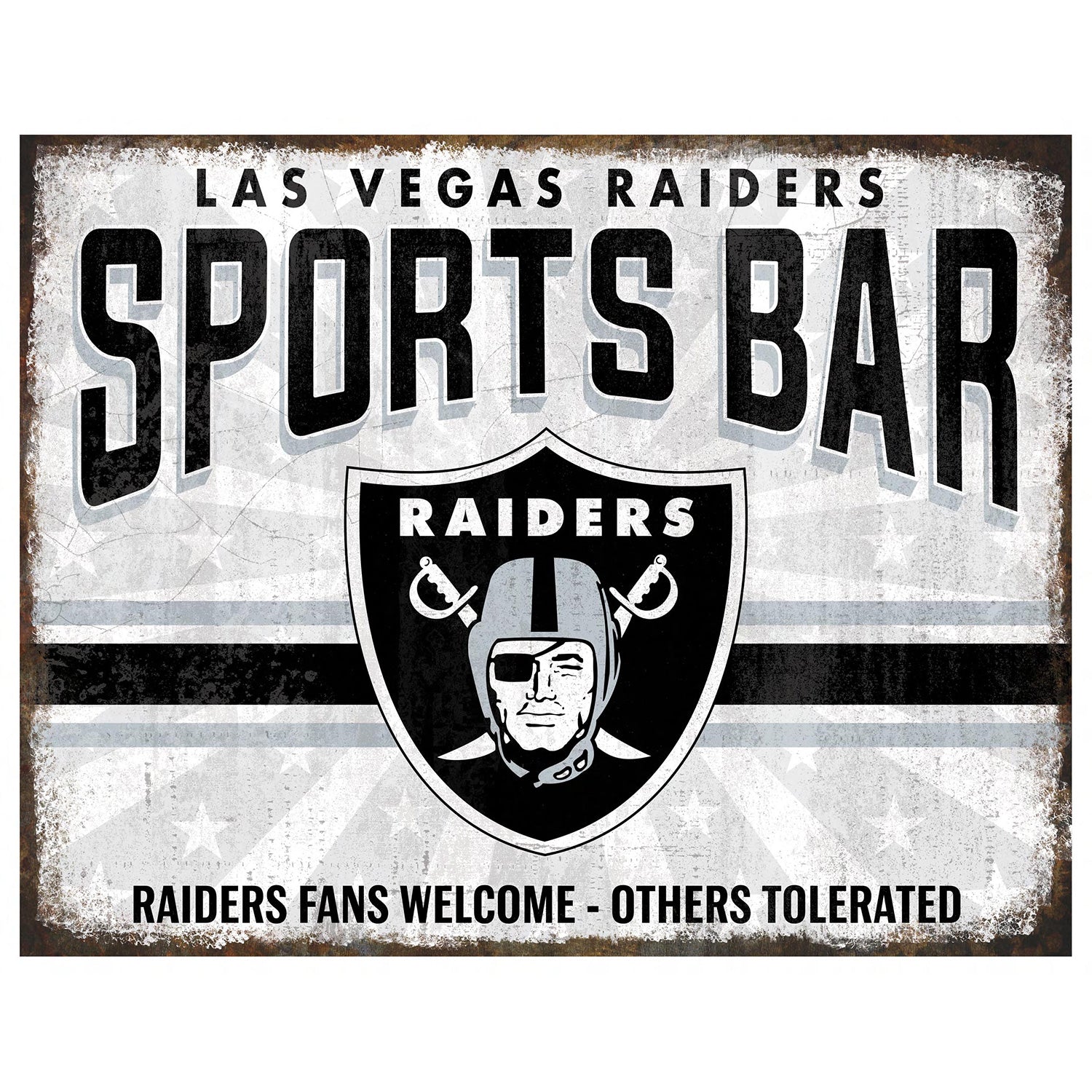 NFL Sports Bar Metal Sign