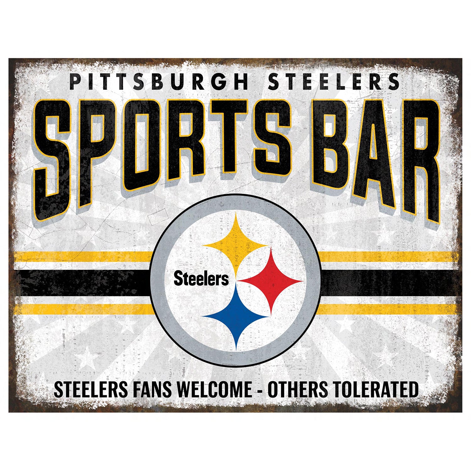 NFL Sports Bar Metal Sign