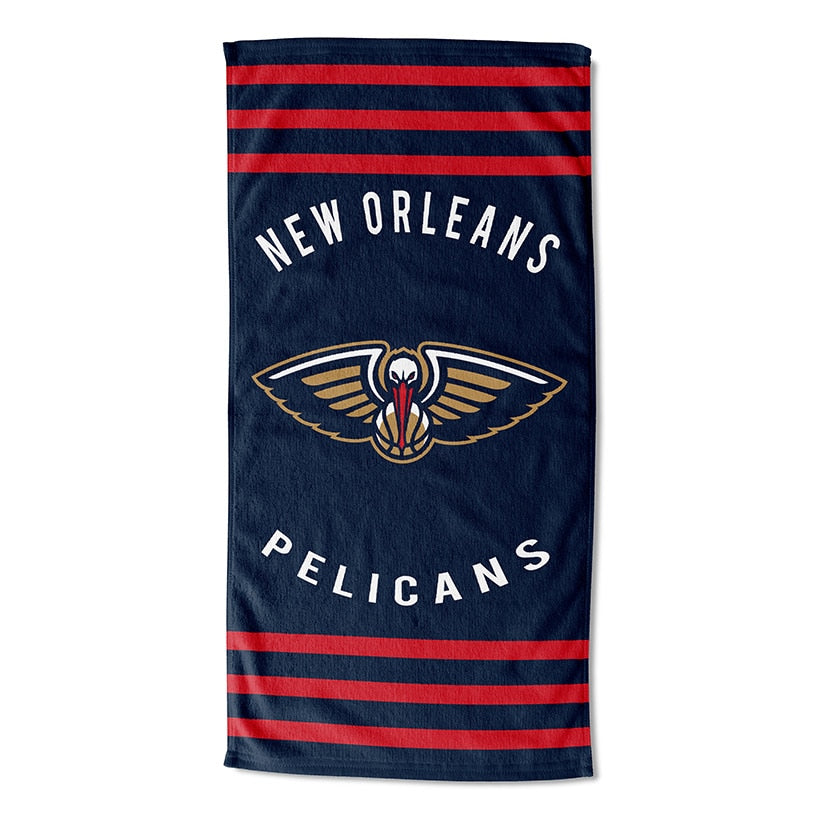 NBA Striped Beach Towel 30"x60"