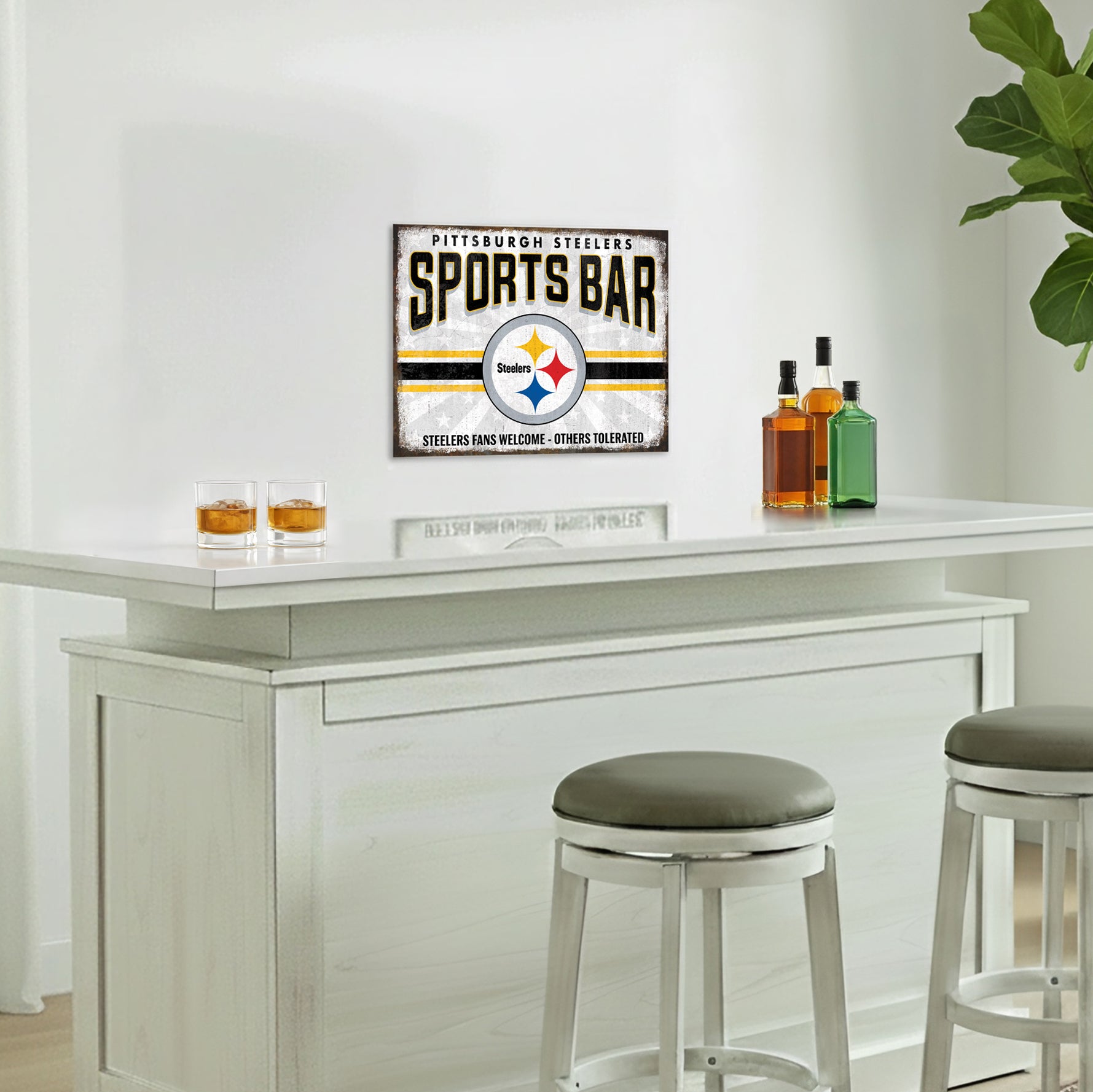 NFL Sports Bar Metal Sign