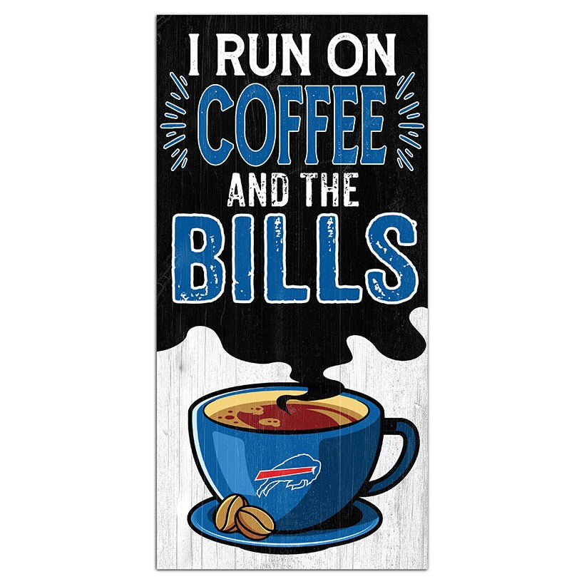 NFL I Run On Coffee Signs
