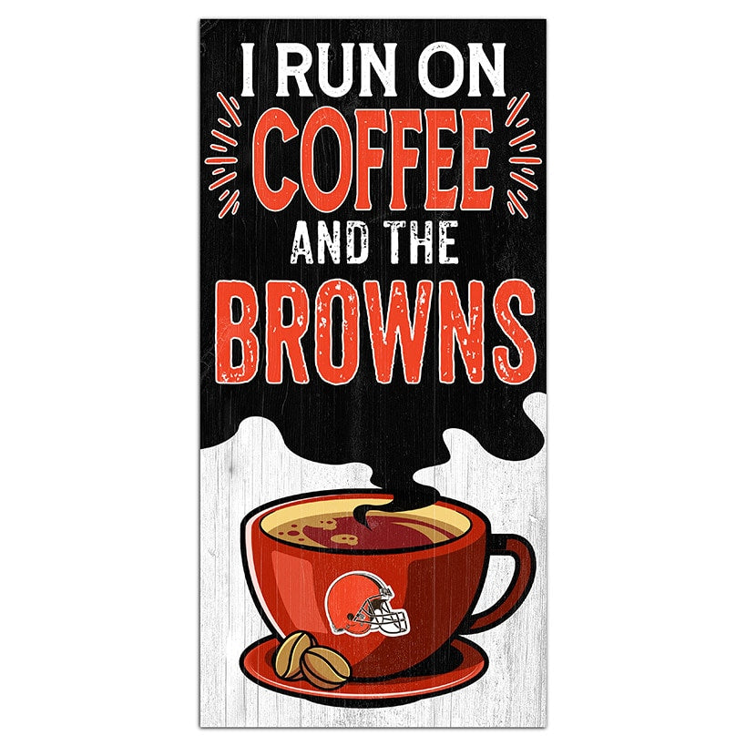 NFL I Run On Coffee Signs