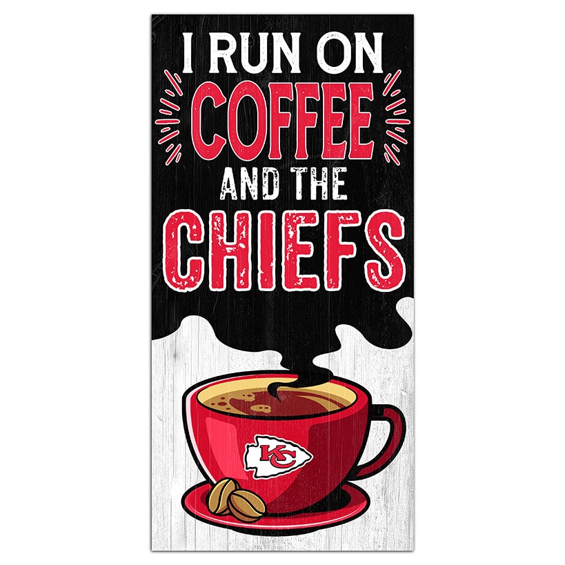 NFL I Run On Coffee Signs