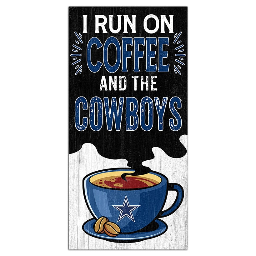 NFL I Run On Coffee Signs