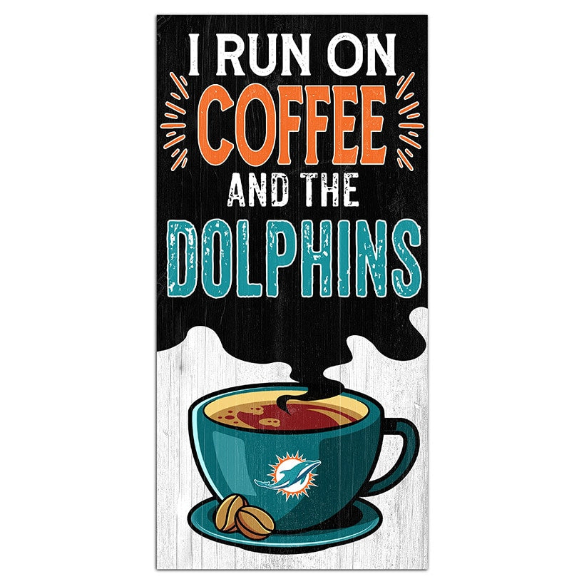NFL I Run On Coffee Signs