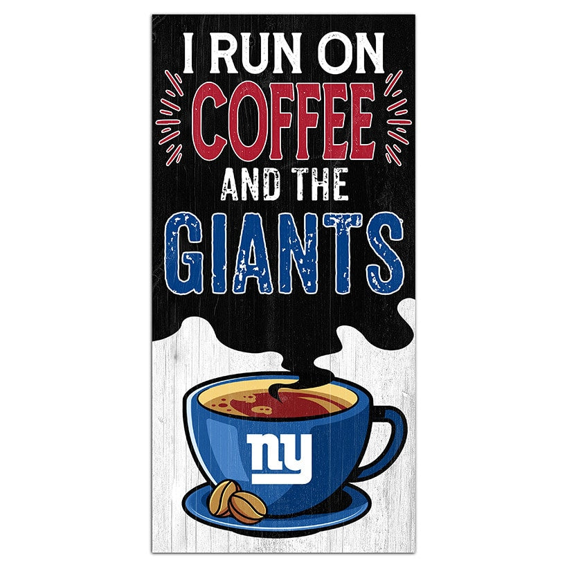 NFL I Run On Coffee Signs