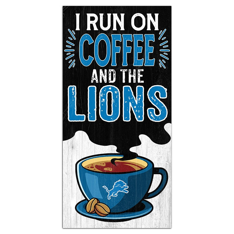 NFL I Run On Coffee Signs