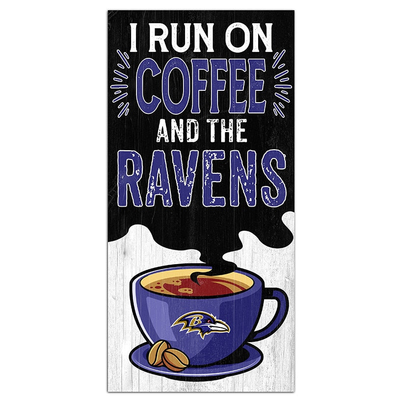 NFL I Run On Coffee Signs