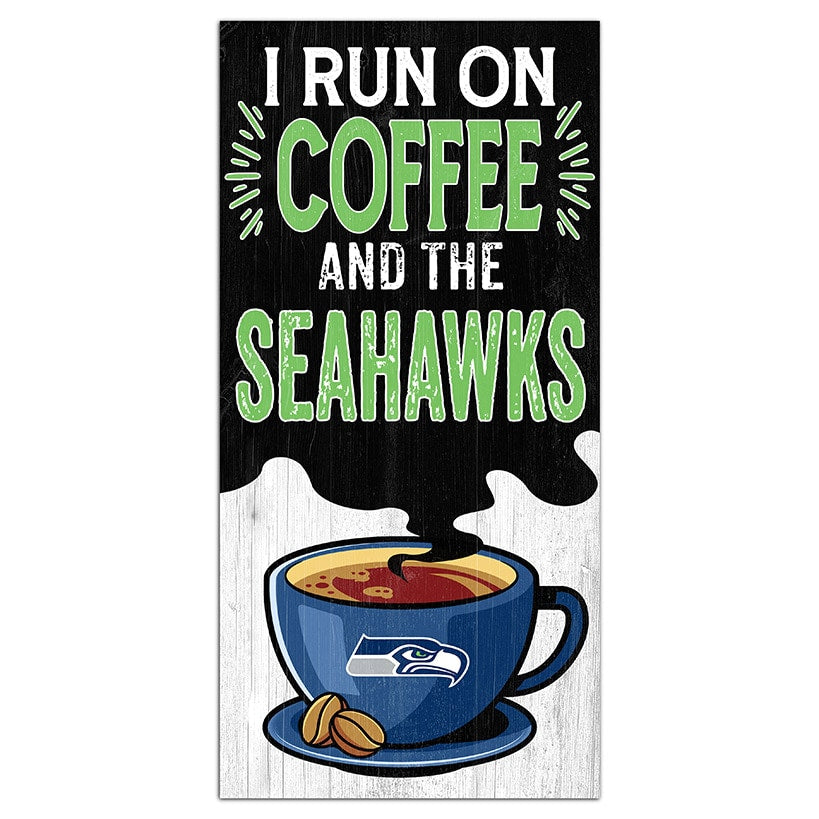 NFL I Run On Coffee Signs