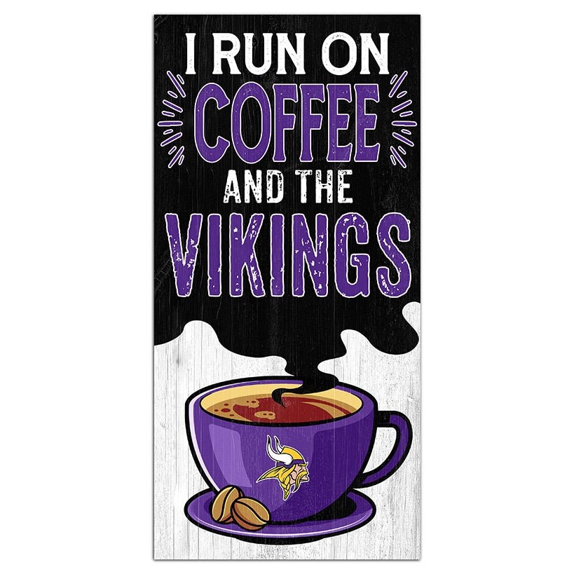 NFL I Run On Coffee Signs