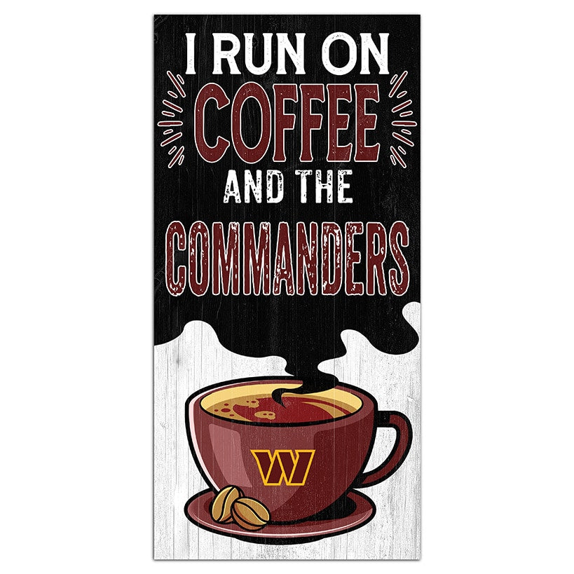 NFL I Run On Coffee Signs