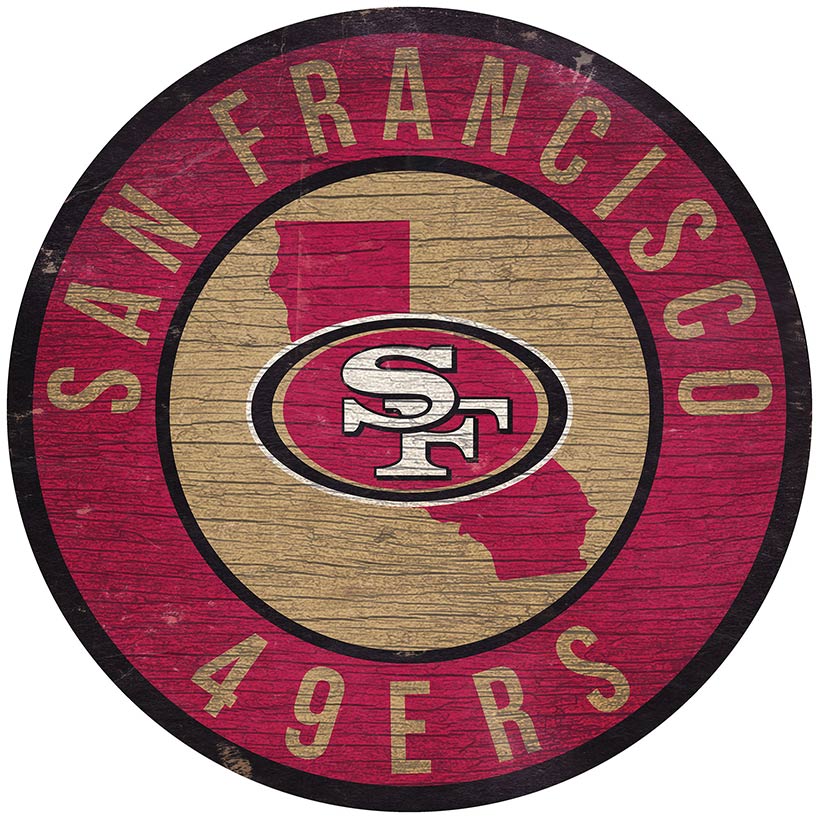 NFL State Circle Signs