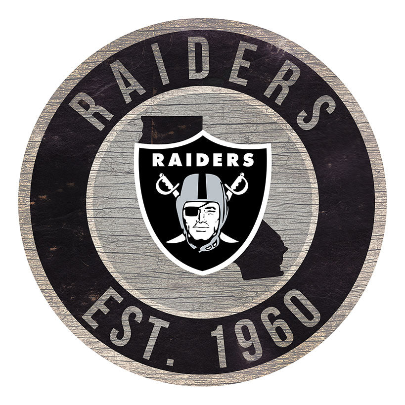 NFL State Circle Signs