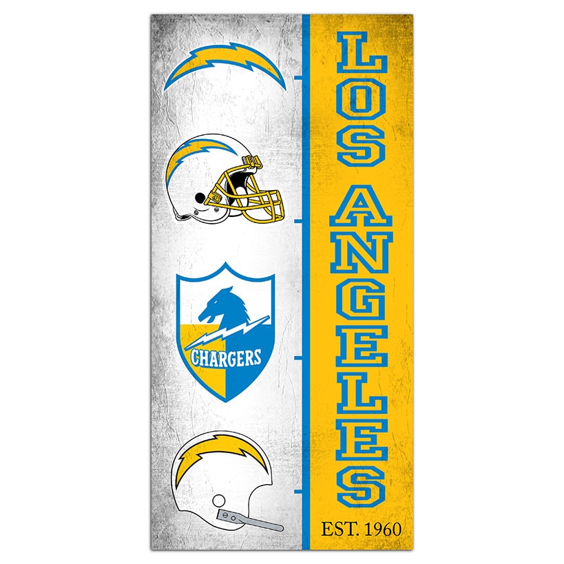 NFL Team Logo History Sign