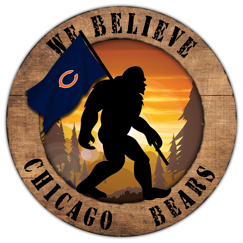 NFL We Believe Bigfoot Sign