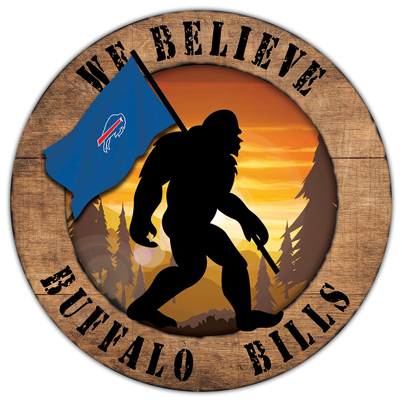 NFL We Believe Bigfoot Sign