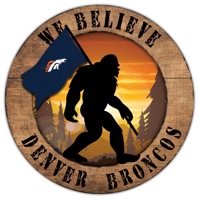 NFL We Believe Bigfoot Sign