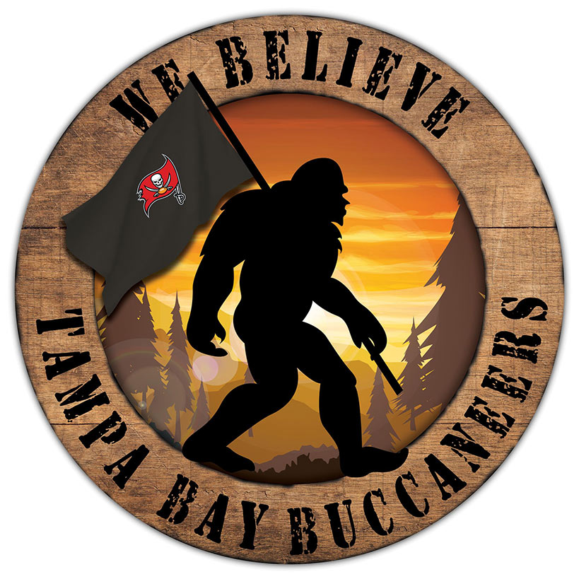 NFL We Believe Bigfoot Sign
