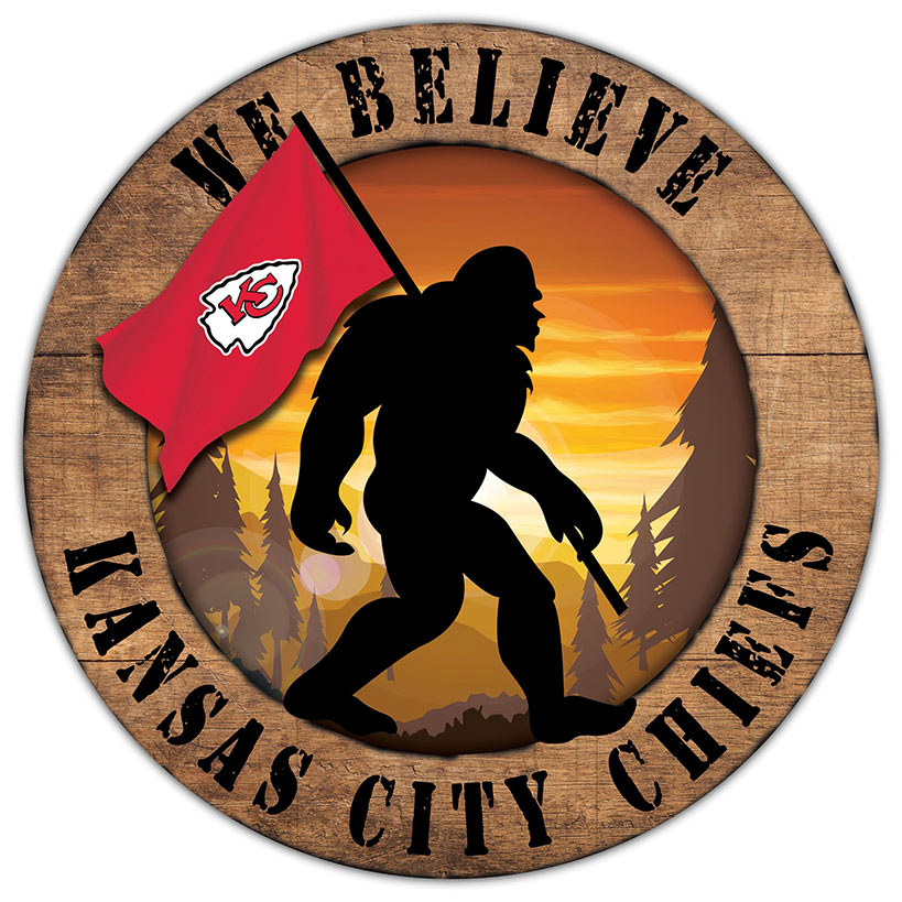 NFL We Believe Bigfoot Sign