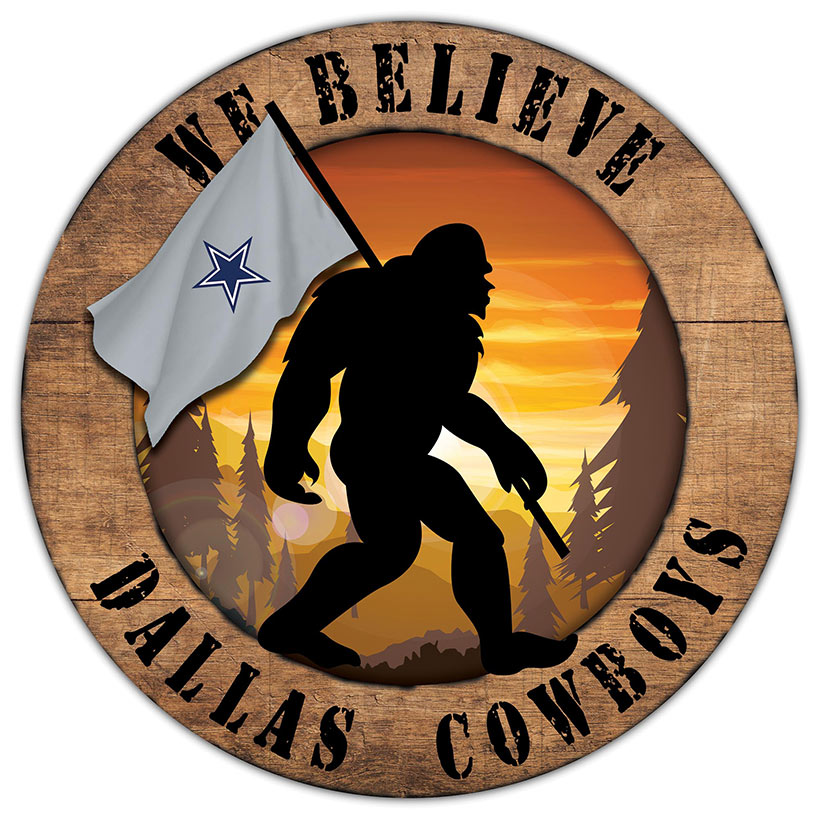 NFL We Believe Bigfoot Sign