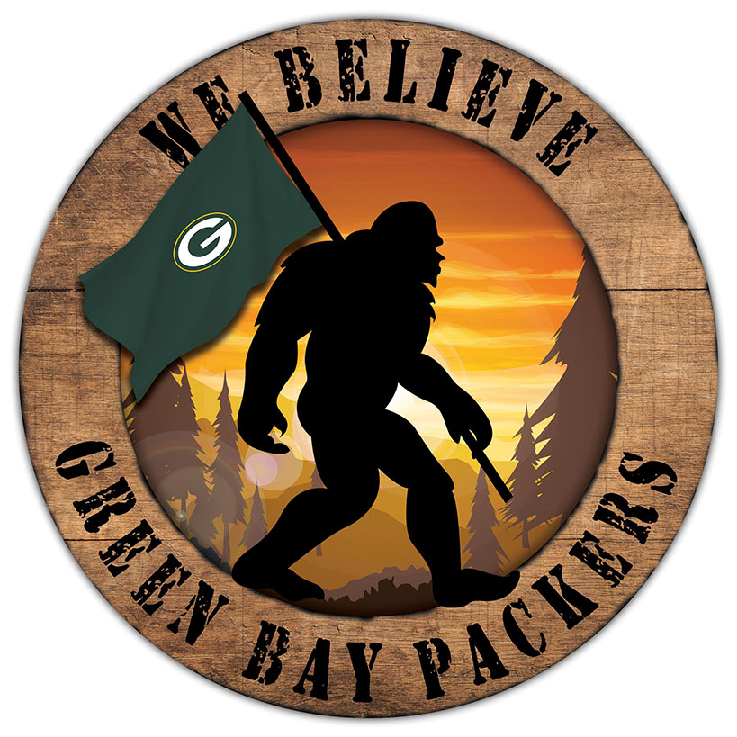 NFL We Believe Bigfoot Sign