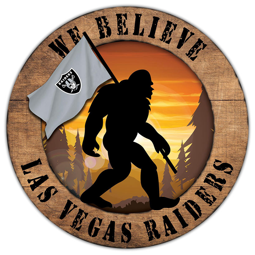 NFL We Believe Bigfoot Sign
