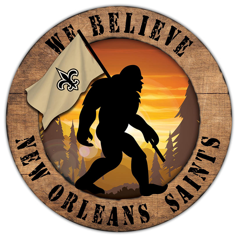 NFL We Believe Bigfoot Sign