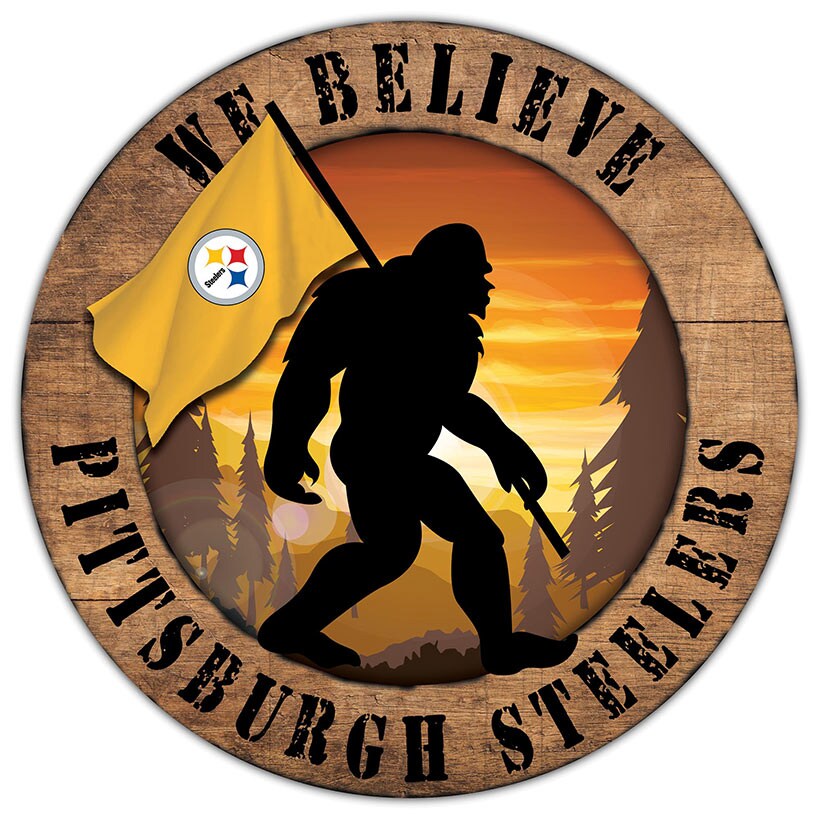 NFL We Believe Bigfoot Sign