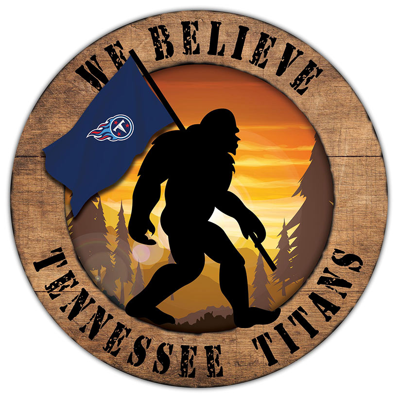 NFL We Believe Bigfoot Sign