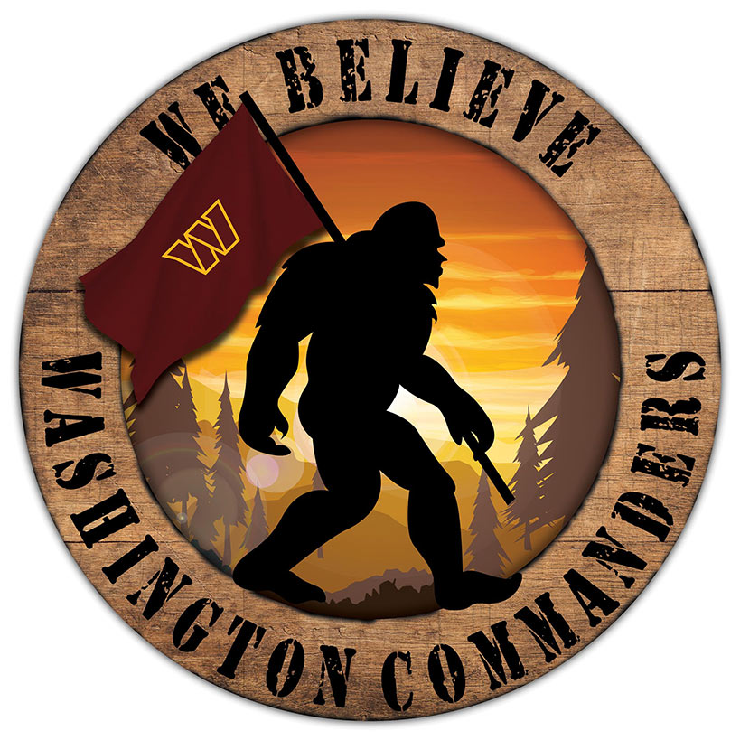 NFL We Believe Bigfoot Sign