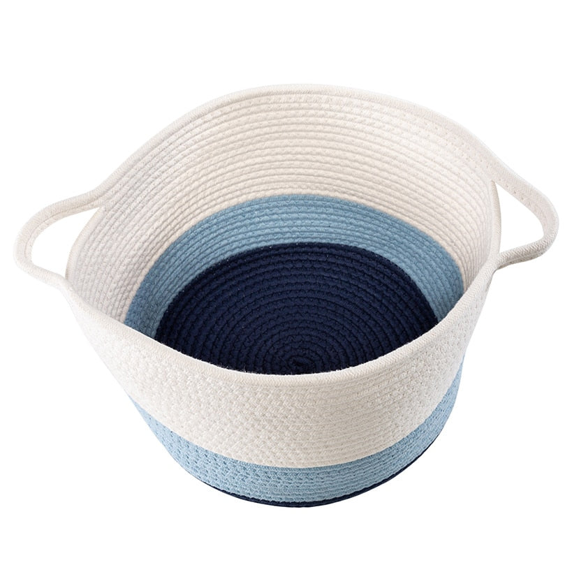 Nesting Cotton Rope Storage Basket Set