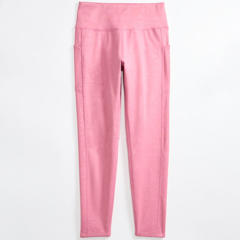 Nicole Miller Women's 7/8 Length Yoga Leggings with Pockets