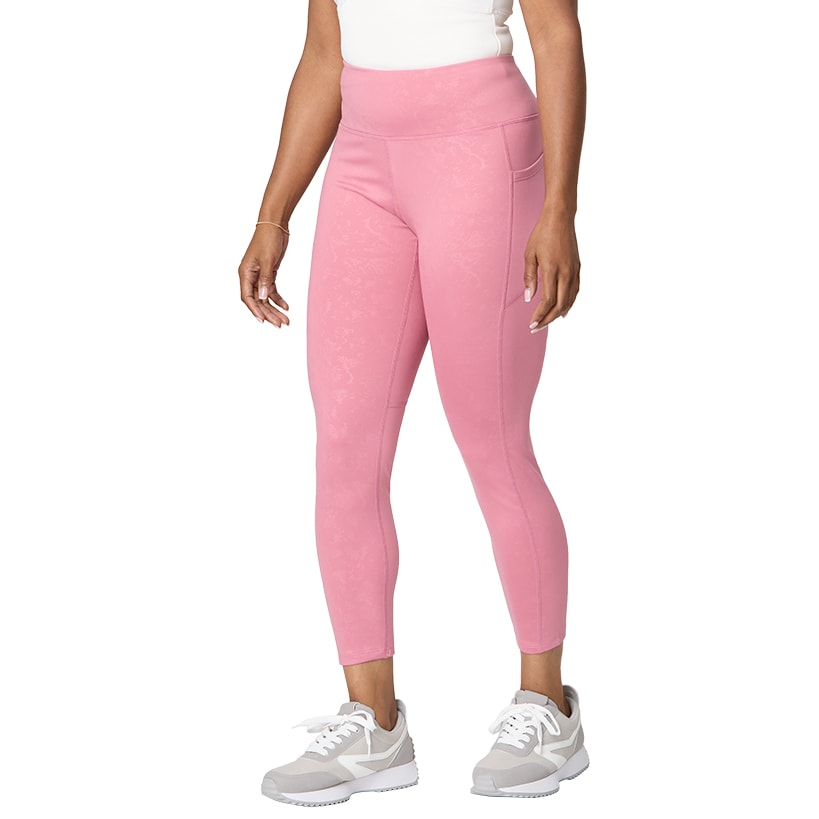 Nicole Miller Women's 7/8 Length Yoga Leggings with Pockets