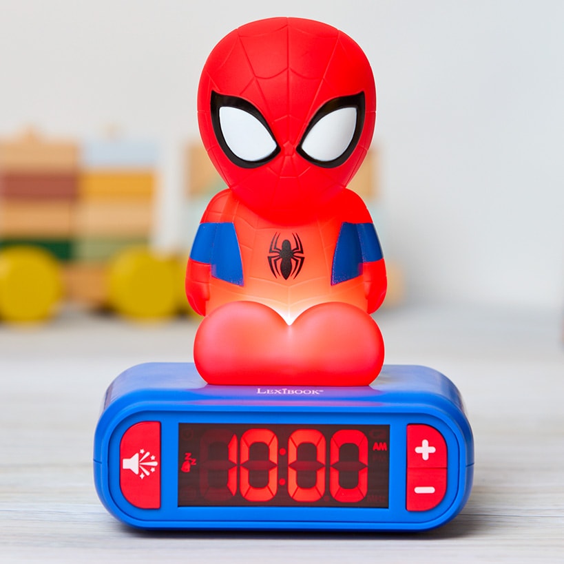Licensed LCD Nightlight Alarm Clock With 6 Different Sounds