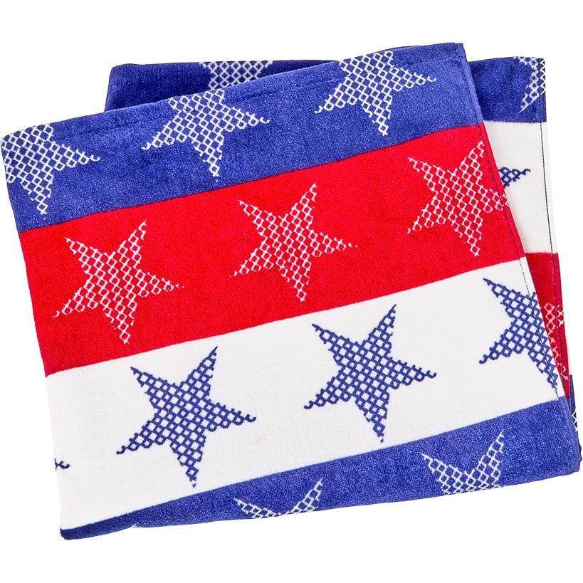 Novelty Beach Towel Cotton Oversized 34x64