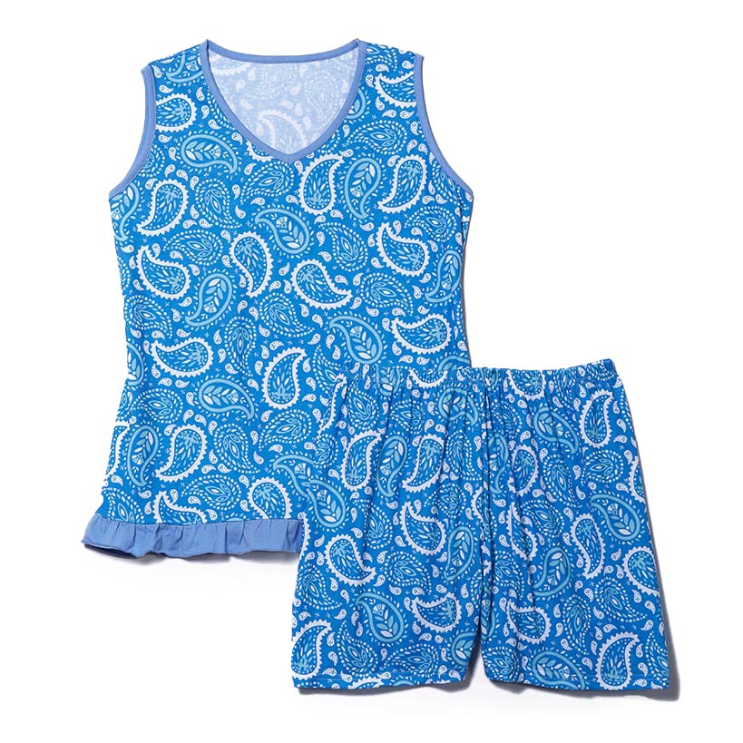 Novelty Print Shorty Pajama Sets
