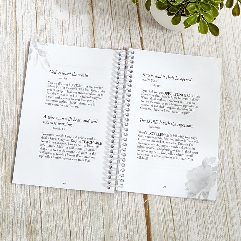 One Minute Prayers Notebook with Bonus Magnet
