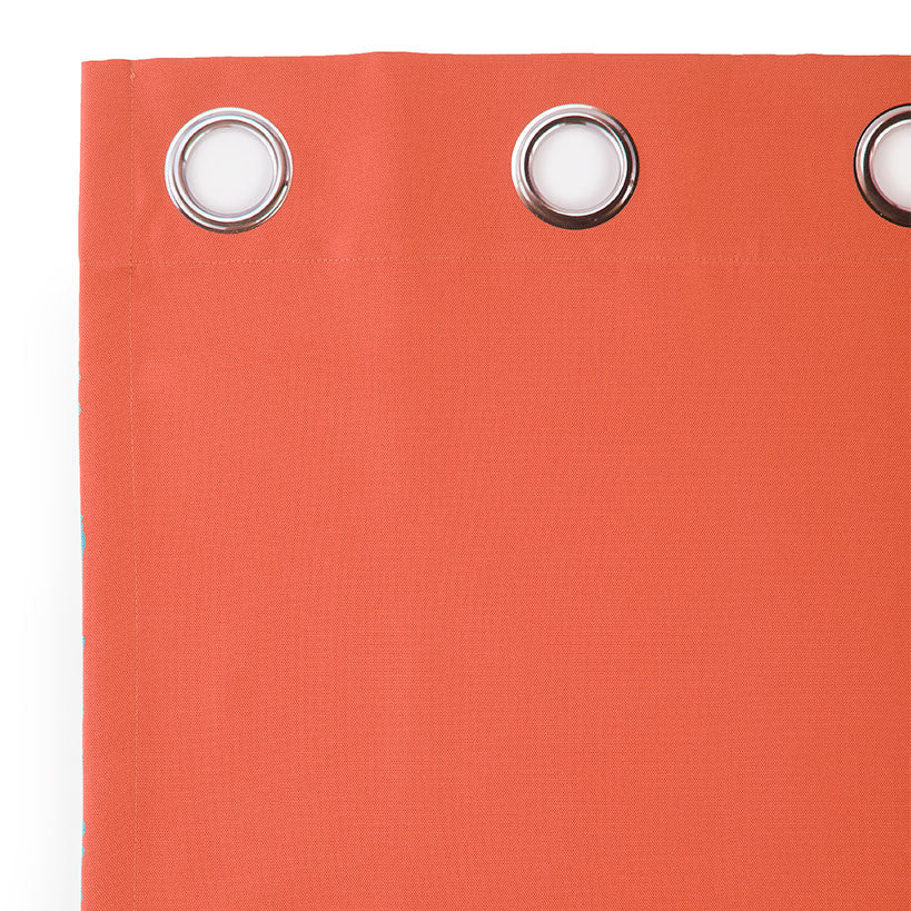 Outdoor Cabana Stripe or Solid Curtain