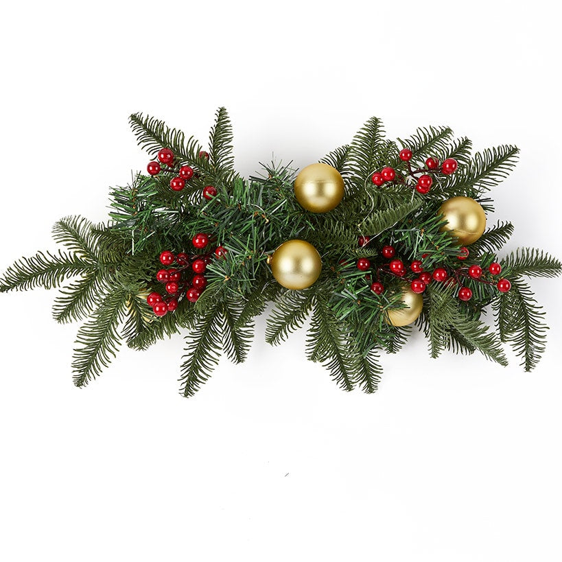 Outdoor Lighted Swag