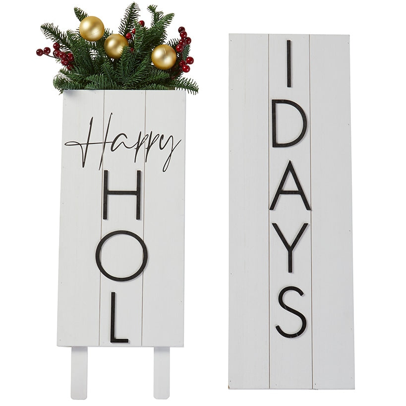 Outdoor Christmas Porch Leaner