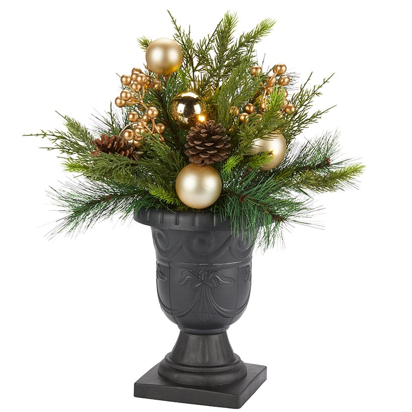 Lighted Urn Planter