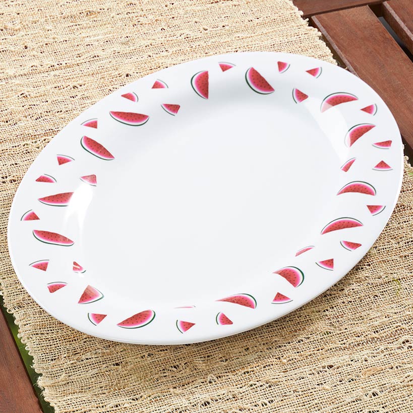 Chip and Dip Platter Watermelon Themed