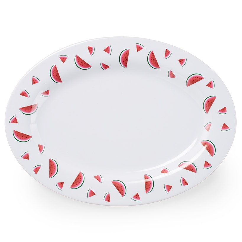 Chip and Dip Platter Watermelon Themed