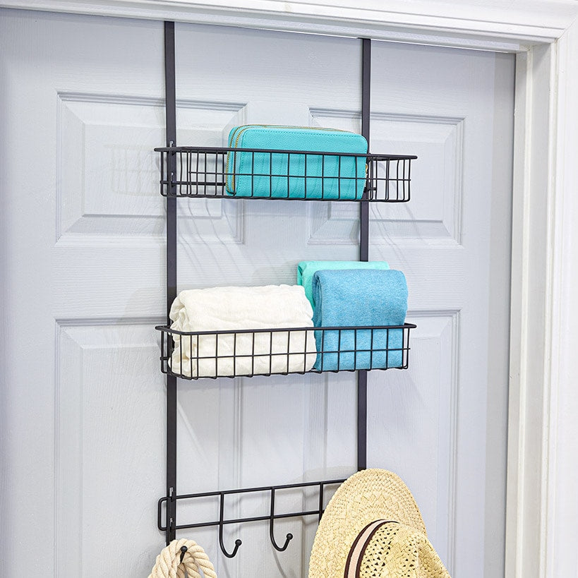 Over-the-Door Basket Organizer